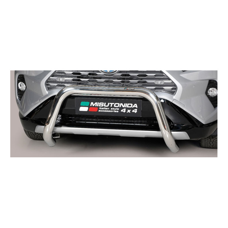 Přední ochranný rám na TOYOTA RAV 4 Hybrid-76 mm-Misutonida EC/SB/453/IX Přední ochranný rám na TOYOTA RAV 4 Hybrid-76 mm-Misutonida EC/SB/453/IX